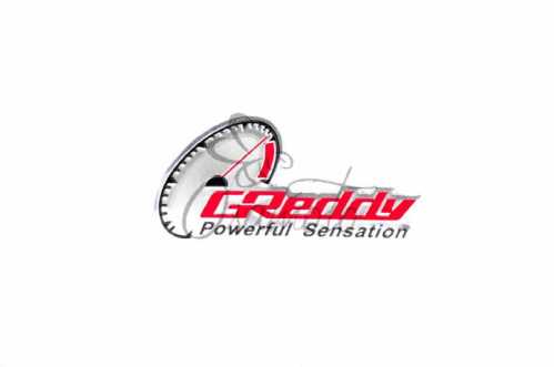 Наклейка шильдик GREDDY (12х5.5см, хром) (#4493)