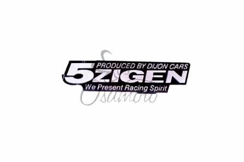 Наклейка шильдик 5ZIGEN (13x3см) (#1667)