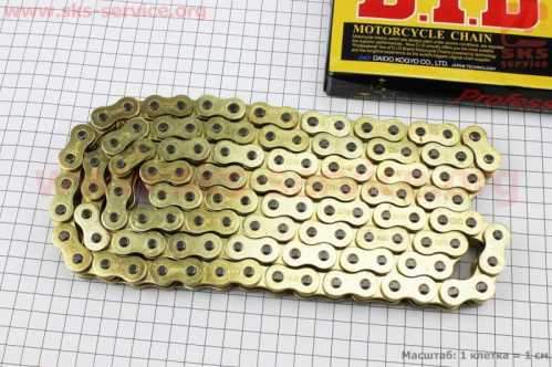 Цепь привода колеса 520HVO*120L GOLD (с сальниками) (есть DID на звене)