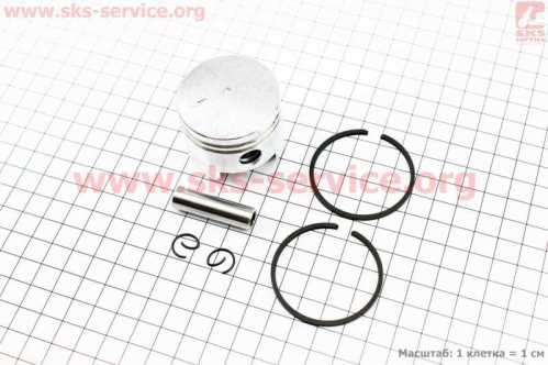 Поршень к-кт 44mm (палец 10mm)
