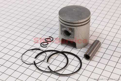 Поршень к-кт 50cc 41мм STD (палец 10мм, H-44мм, h-17мм)
