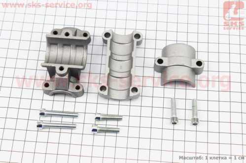 Крепление ручек к трубе D-26mm к-кт