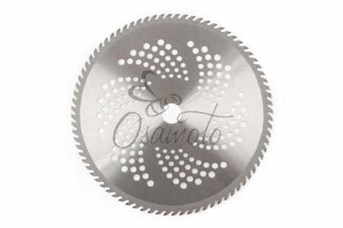 Нож мотокосы 80T (d255/25.4 mm) (победитовые зубья) FORESTER