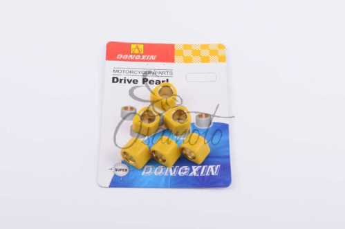 Ролики вариатора (тюнинг) Honda 16*13 7,5г (желтые) DONGXIN