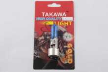 Лампа BA20D (2 вуса) 12V 35W/35W (супер біла) (блістер) TAKAWA (mod:A) Заводской стандарт OEM