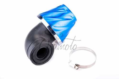 Фильтр воздушный (нулевик) d28/48mm (синий) KM (mod:KY-A-179)
