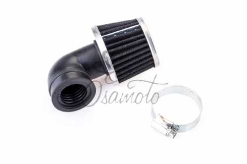 Фильтр воздушный (нулевик) d28/40mm, 90* KM (mod:KY-A-069)