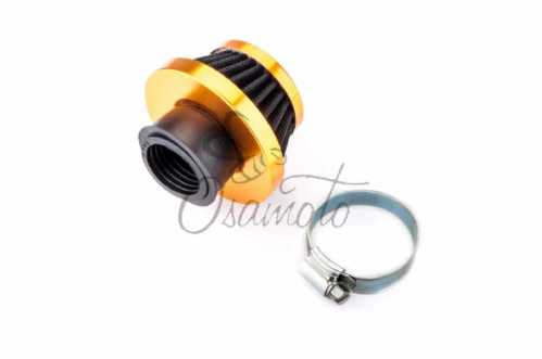 Фильтр воздушный (нулевик) d28mm (оранжевый) KM (mod:KY-A-140)