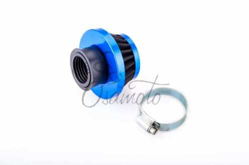 Фильтр воздушный (нулевик) d28mm (синий) KM (mod:KY-A-140)