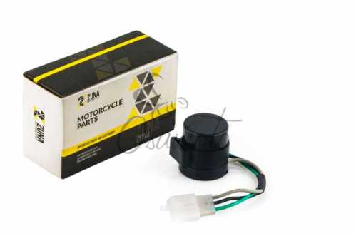 Реле поворотов 4T GY6 50-150 (3 провода, оранжевое) ZUNA
