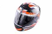 Шлем-интеграл (mod:FF352) (size:XXL, черно-оранжевый, ROOKIE GAMMA) LS-2