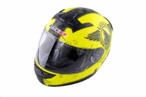 Шлем-интеграл (mod:FF352) (size:XL, лимонный, FAN) LS-2