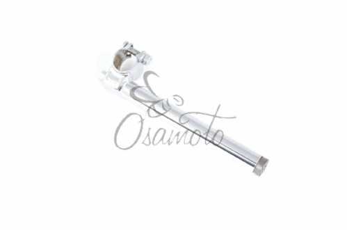 Вынос руля велосипеда (под рулевую резьбовую) (L-250mm, D-22mm) (хром) (mod 1) DS
