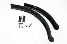 Крылья пластмассовые 26" MTB длинные, чёрные SMG-613 Заводской стандарт OEM