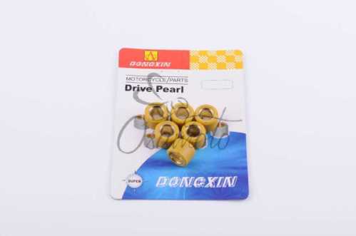 Ролики вариатора Suzuki 16*12 6,5г (желтые) DONGXIN