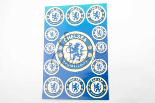 Наклейки (набор) спонсор CHELSEA (32х23см) (#5752A)
