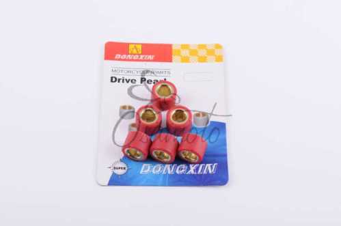 Ролики вариатора Honda 16*13 7,5г (красные) DONGXIN