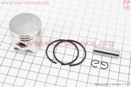 Поршень к-кт 34mm (палец 8mm)