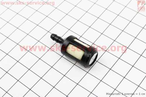 Фильтр топливный - элемент (войлок) d-4,5mm, D-13mm, L-32mm