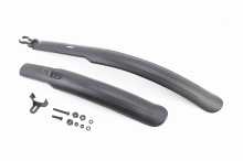 Крила пластмасові 26" MTB довгі, чорні Заводской стандарт OEM