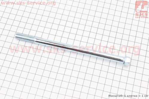 Ось колеса переднего Honda DIO AF24/30/62 d10mm; L165mm