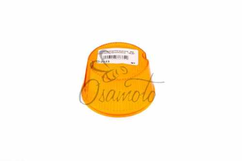 Стекло поворота круглое ИЖ (высокое) (оранжевое) VDK