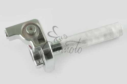 Ручка газа короткоходная (тюнинг) (серебристая)