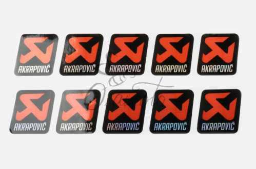 Наклейка логотип ACRAPOVIC (32x8см) (#2688B)