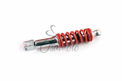 Амортизатор GY6, DIO, TACT 275mm, регулируемый (красный) RUIKAI