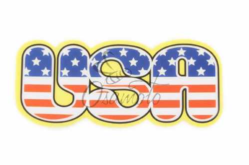 Наклейка декор USA (15х6см) (#3294)