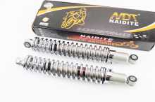 Амортизатор задний 345mm*d50mm (втулка 12mm / втулка 12mm) регулир., хром к-кт 2шт Заводской стандарт OEM