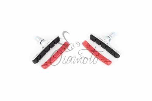 Колодки тормозные велосипедные (ободные, V-brake) (черные) (mod:1) DS
