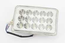 Фари квадратна передня частина 15-LED, 165x105мм, TUNING Заводской стандарт OEM