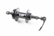 Втулка задня MTB алюмінієва 14Gx36H під вільнобіг, Disk-brake, 2 пром-підшипники 6200 2RS, кріпл. ексцентрик, чорна FB-A208В Заводской стандарт OEM