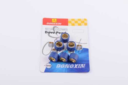 Ролики вариатора Suzuki 17*12 8,5г (синие) DONGXIN