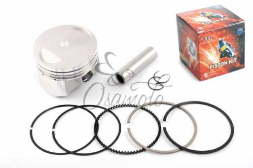 Поршень 4T CB/CG Ø64,00mm, p-15 (150/200cc 0,50: 163FML) RED