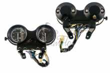 Панель приборов (в сборе) Yamaha YBR125 (140км/ч, тахометр, черная) (#MY-127) MANLE Manle