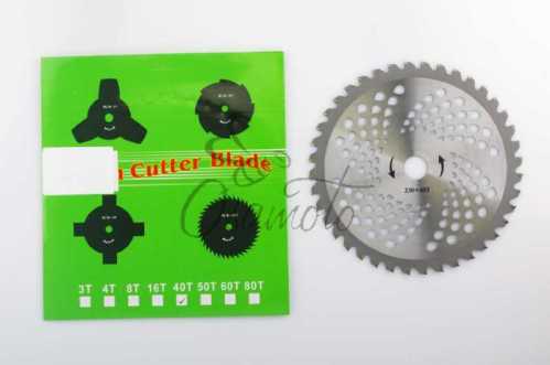 Нож мотокосы 40T (d230/22.4 mm) (победитовые зубья) MANLE