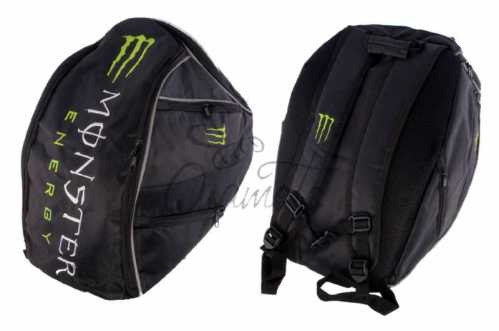 Рюкзак (черно-зеленый) MONSTER ENERGY