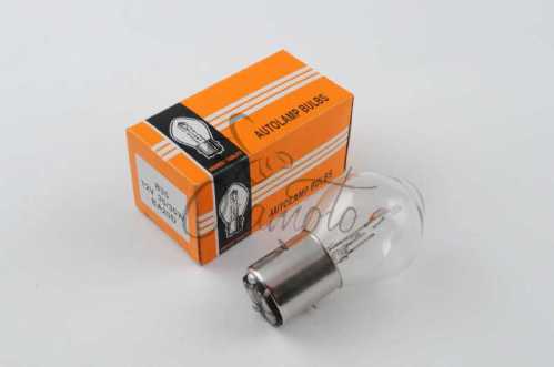 Лампа BA20D (2 уса) 12V 35W/35W (груша) ORANGE BOX