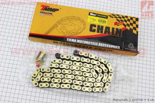 Цепь привода колеса 428HVO*98L GOLD (с сальниками)