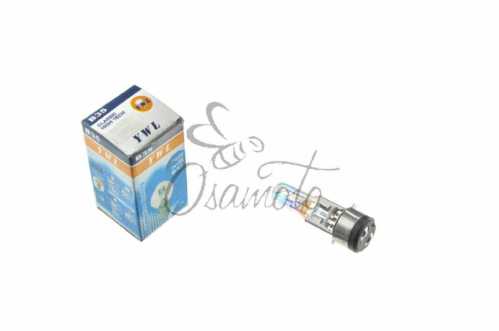 Лампа BA20D (2 уса) 12V 18W/18W (хамелеон розовый) YWL