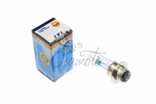 Лампа P15D-25-1 (1 ус) 12V 50W/50W (хамелеон розовый) YWL
