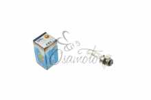 Лампа P15D-25-3 (3 вуса) 12V 50W/50W (хамелеон райдужний) YWL Заводской стандарт OEM