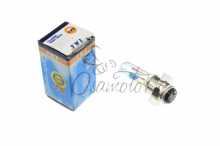 Лампа P15D-25-3 (3 вуса) 12V 50W/50W (хамелеон рожевий) YWL Заводской стандарт OEM