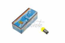 Лампа S25 (двоконтактна) 12V 10W/5W (стоп, габарит) (жовта) TOPCROWN Заводской стандарт OEM