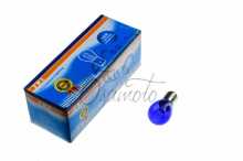 Лампа S25 (двоконтактна) 12V 21W/5W (стоп, габарит) (синя) YWL Заводской стандарт OEM