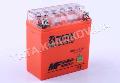 Аккумулятор гелевый, 5АH-YTX12N5-3B, оранж., 120*61*129 мм - OUTDO, Active