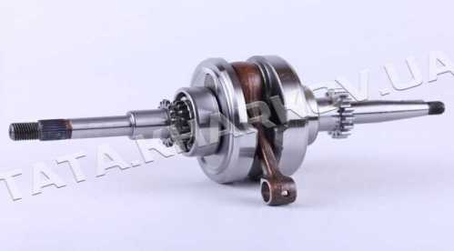 Коленвал + подшипники, к-т 2 шт.: 6204RS + 6004RS - 50CC4T