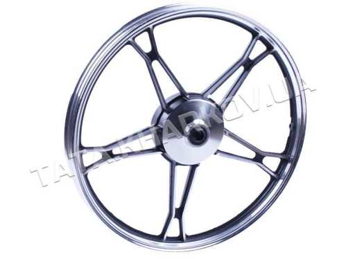 Диск передний литой, барабанный тормоз 17*1,2 (black) 2,5kg - Дельта/Альфа